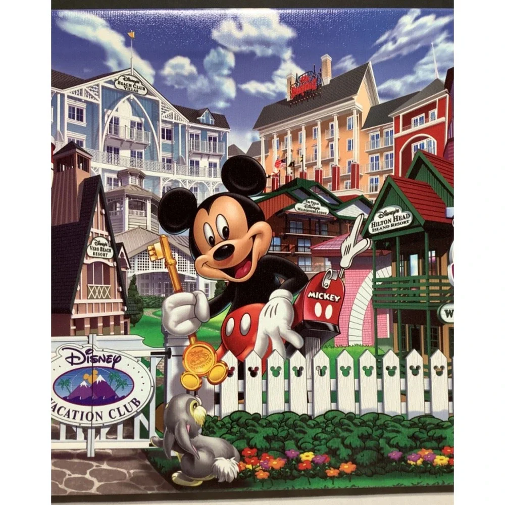 Disney Vacation Club 15th Anniversary Commemorative Giclee Print 14x11